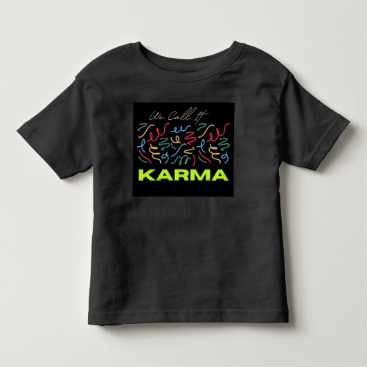 We Call It Karma Kinder Shirts (Voorkant)