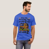 We Camp 5 Days And Work 2 Camping Van Life retro T-shirt (Voorkant volledig)