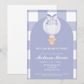 We Can Bear-ly Wait Baby Shower Uitnodiging (Voorkant / Achterkant)