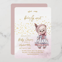 We Can Bearly Wait Baby Girl Shower