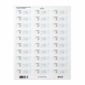 We Can Bearly Wait Baby Shower Adres Etiket (Full Sheet)