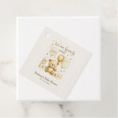 We Can Bearly Wait Baby Shower Bedankjes Labels (In situ)