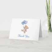 We Can Bearly Wait Baby Shower Bedankkaart (Voorkant)