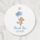 We Can Bearly Wait Baby Shower Bedankt Bedankjes Labels (Voorkant)