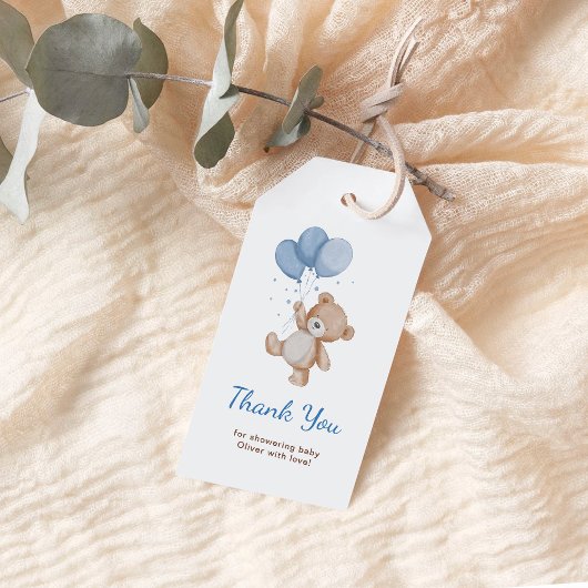 We Can Bearly Wait Baby Shower Bedankt Cadeaulabel