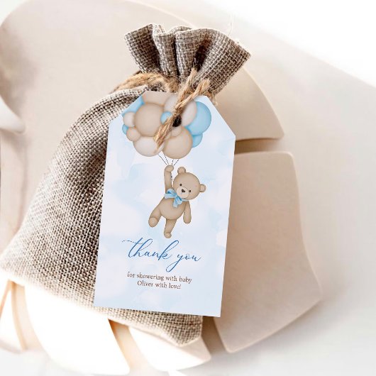We Can Bearly Wait Baby Shower Bedankt Cadeaulabel