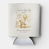 We Can Bearly Wait Baby Shower  Blikjeskoeler (Voorkant)