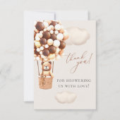 We Can Bearly Wait! Baby Shower Dank Je Bedankkaart (Voorkant)