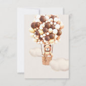 We Can Bearly Wait! Baby Shower Dank Je Bedankkaart (Achterkant)