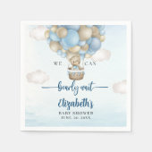 We Can Bearly Wait – Baby Shower for Boy  Servet (Voorkant)