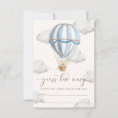 We Can Bearly Wait Baby Shower Guess How Many Card Kaart (Voorkant)