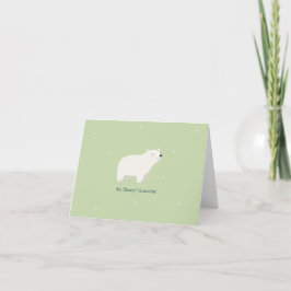 We Can Bearly Wait Baby Shower | IJsbeer Bedankkaart