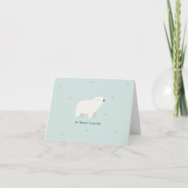 We Can Bearly Wait Baby Shower | IJsbeer Bedankkaart