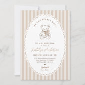 We Can Bearly Wait Baby Shower Invitation Kaart (Voorkant)