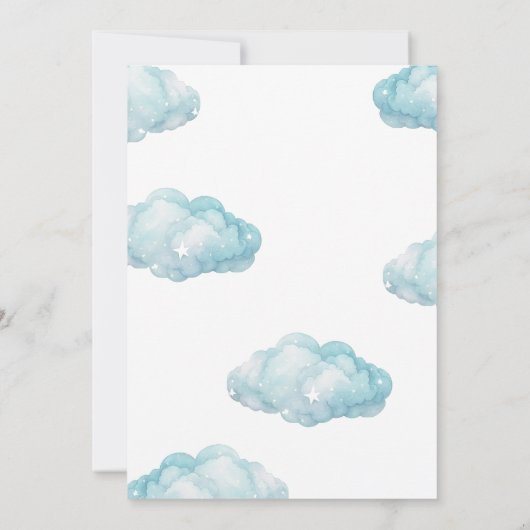 We Can Bearly Wait Baby Shower Invitation  Kaart (Achterkant)