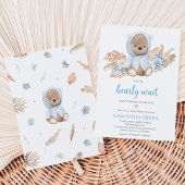 We Can Bearly Wait Baby Shower Kaart