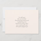 We can bearly wait Baby Shower meisje uitnodiging (Achterkant)