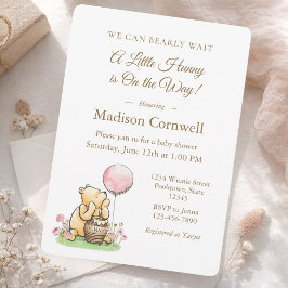 We Can Bearly Wait Baby Shower Neutraal  Kaart