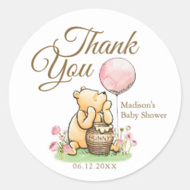 We Can Bearly Wait Baby Shower Neutraal Ronde Sticker