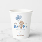 We Can Bearly Wait Baby Shower Papieren Bekers (Voorkant)