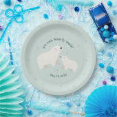We can bearly wait baby shower Papieren bord (Feest)