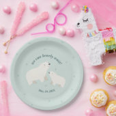 We can bearly wait baby shower Papieren bord (Feest)