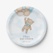 We Can Bearly Wait Baby Shower Papieren Bordje (Voorkant)