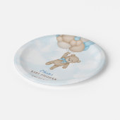 We Can Bearly Wait Baby Shower Papieren Bordje (Gekanteld)