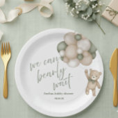 We Can Bearly Wait Baby Shower Plates Papieren Bordje