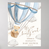 We Can Bearly Wait Baby Shower Poster (Voorkant)