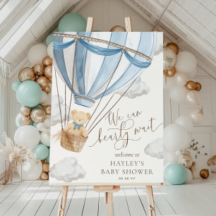 We Can Bearly Wait Baby Shower Poster