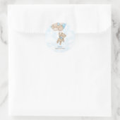 We Can Bearly Wait Baby Shower Ronde Sticker (Tas)