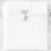 We Can Bearly Wait Baby Shower Ronde Sticker (Tas)