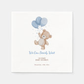 We Can Bearly Wait Baby Shower Servet (Voorkant)