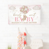 We Can Bearly Wait Baby Shower Slagbanner Spandoek (Insitu)