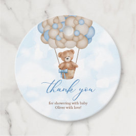 We Can Bearly Wait Baby Shower Thank You Bedankjes Labels