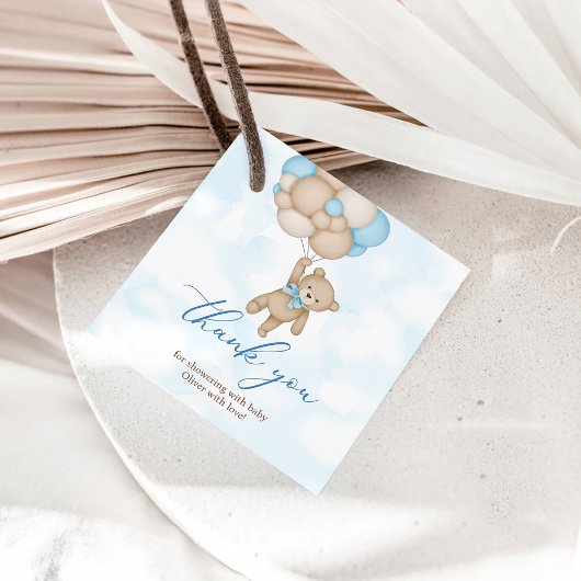 We Can Bearly Wait Baby Shower Thank You Bedankjes Labels