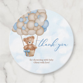 We Can Bearly Wait Baby Shower Thank You Bedankjes Labels