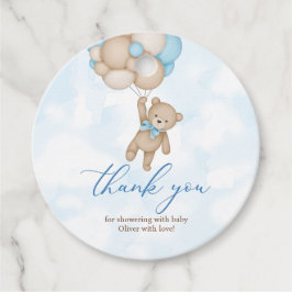 We Can Bearly Wait Baby Shower Thank You Bedankjes Labels