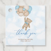We Can Bearly Wait Baby Shower Thank You Bedankjes Labels (Voorkant)