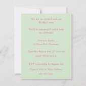 We Can Bearly Wait Baby Shower Uitnodiging (Achterkant)