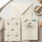 We Can Bearly Wait Baby Shower Uitnodiging