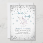 We Can Bearly Wait Baby Shower Uitnodiging (Voorkant)