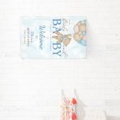We Can Bearly Wait Baby Shower Welcome Spandoek (Insitu)