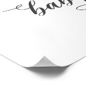 We Can Bearly Wait Baby Shower Welkom Bord Poster (Hoek)