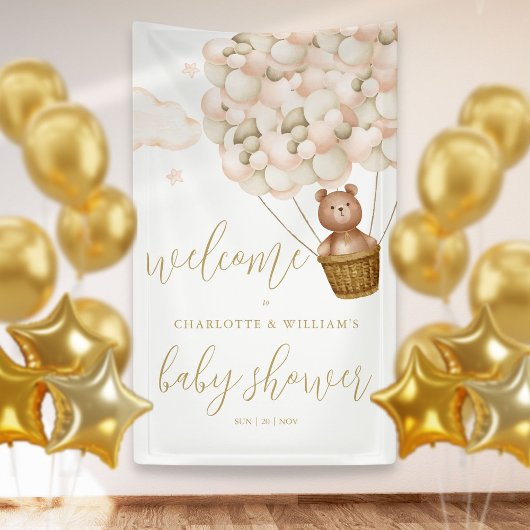 We Can Bearly Wait Baby Shower Welkom Spandoek