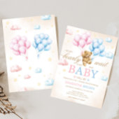 We Can Bearly Wait Bear Gender Reveal  Kaart