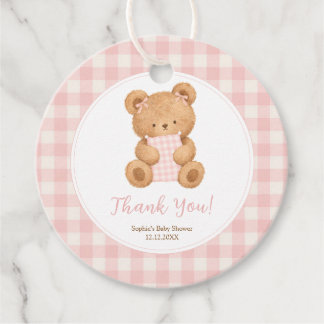 We Can Bearly Wait Beerhontje Baby Shower Bedankjes Labels