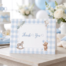 We Can Bearly Wait Blauwe Aquarel Jongens Beertje