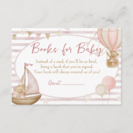 We Can Bearly Wait Books for Baby Card Informatiekaartje